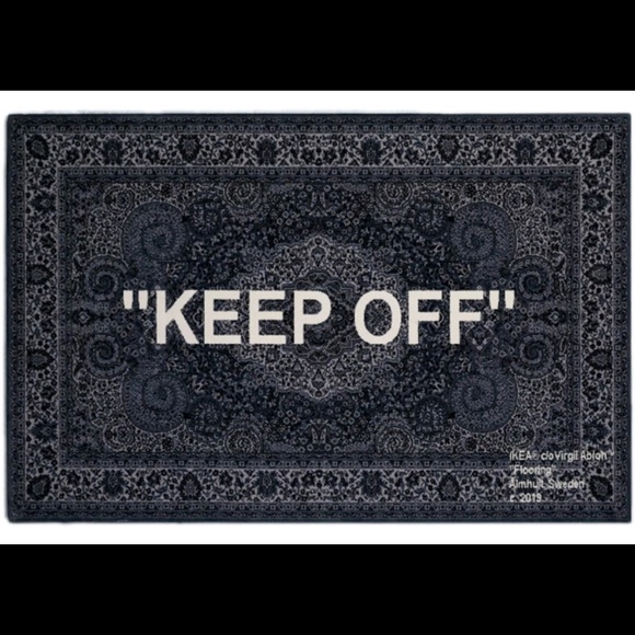 Off white “ keep off” rug - Picture 2 of 4